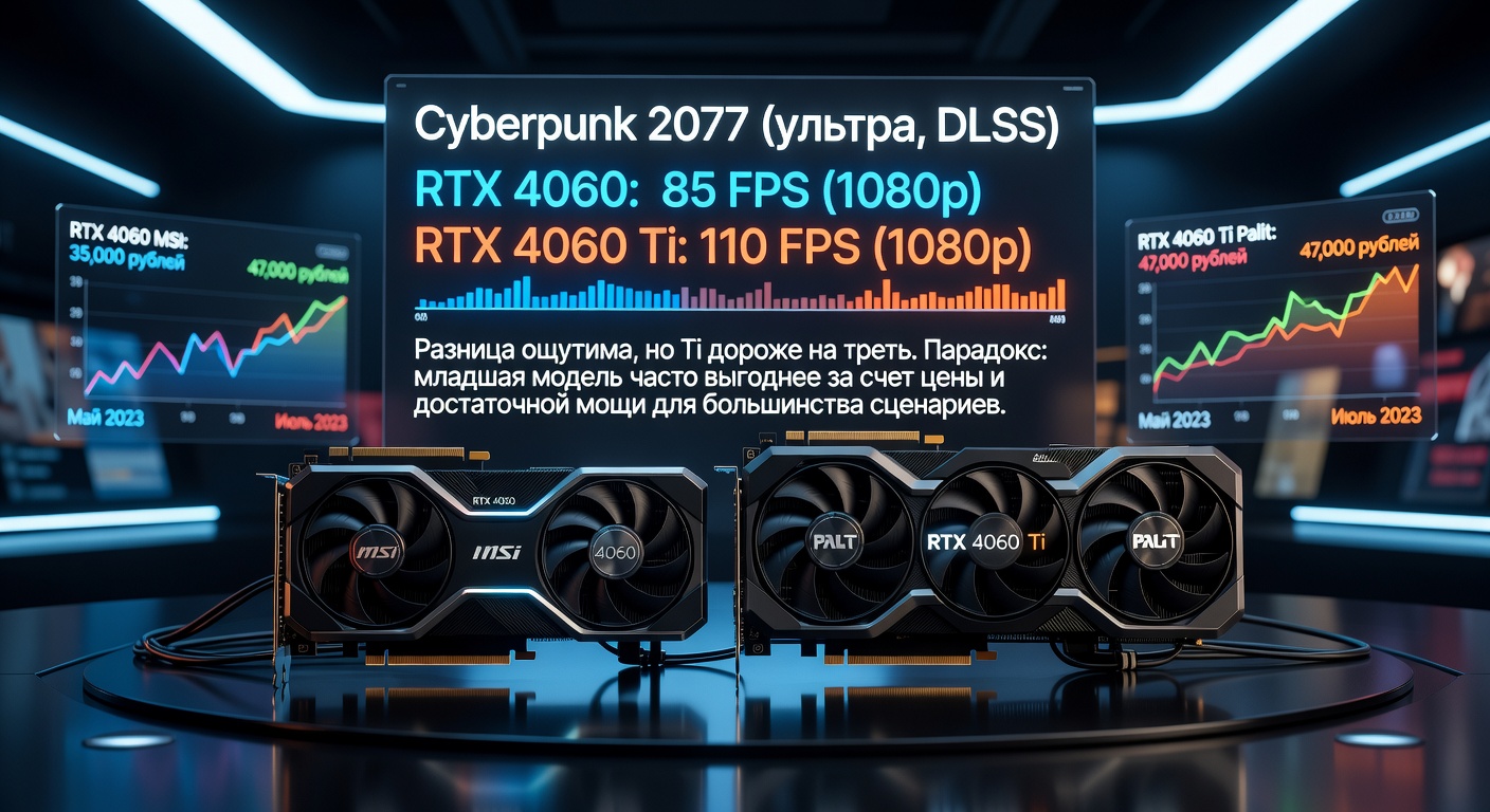 RTX 4060 vs RTX 4060 Ti: какую видеокарту выбрать при покупке — разбираемся в выгоде