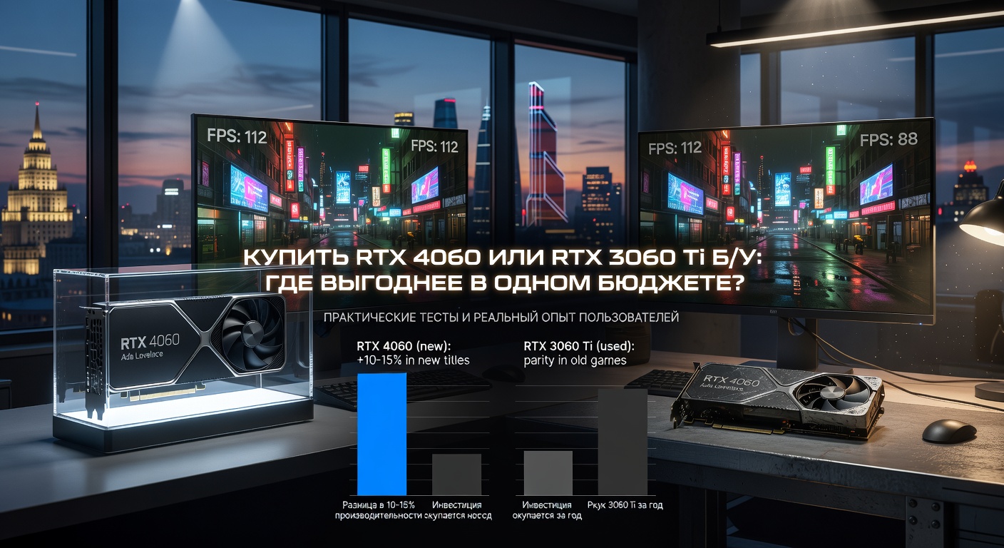 Купить RTX 4060 или RTX 3060 Ti б/у: где выгоднее в одном бюджете — практические тесты и реальный опыт пользователей