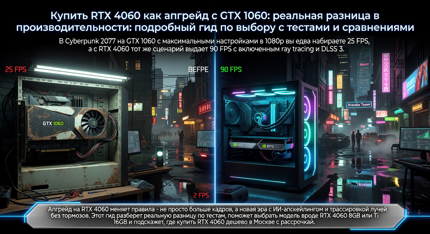 Купить RTX 4060 как апгрейд с GTX 1060: реальная разница в производительности: подробный гид по выбору с тестами и сравнениями